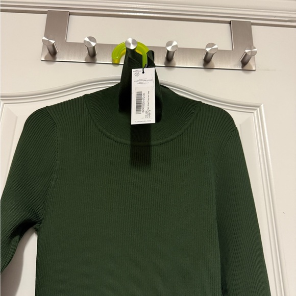 Karen Millen Knitted Turtleneck Belted Flippy Hem Mini Dress - Picture 8 of 12